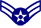 Insignia of an Air Force Airman First Class