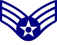 Emblem of an Air Force Senior Airman