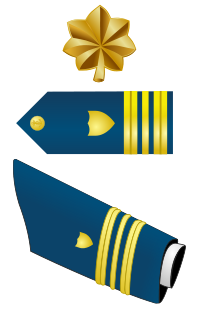 Emblem of a Coast Guard Lieutenant Commander