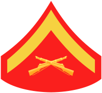 Emblem of a Marine Corps Lance Corporal
