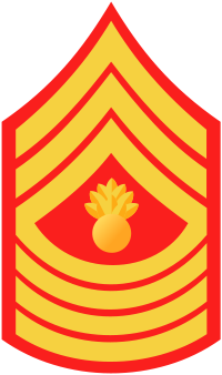 Emblem of a Marine Corps Master Gunnery Sergeant